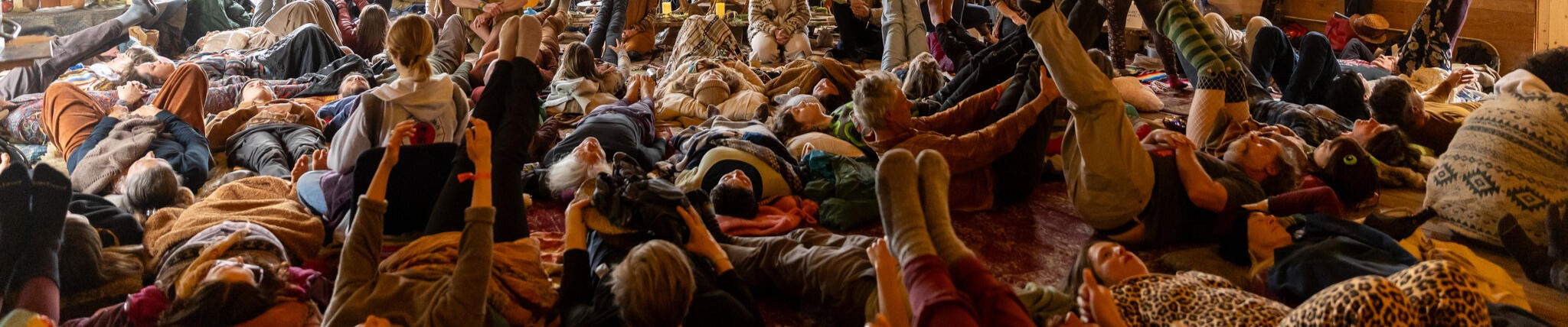 Group conscious connected breathwork session in Victoria, BC.